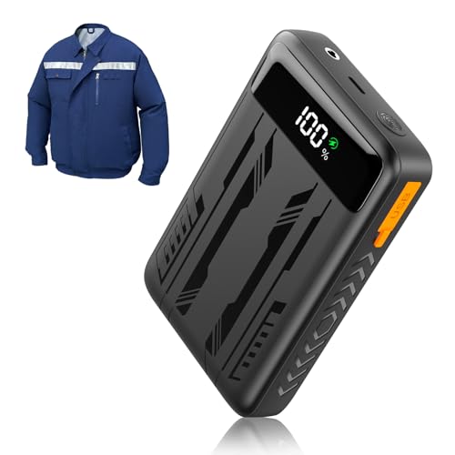 Amazon.co.jp: 空調作業服 モバイルバッテリー 40000mAh 大容量&DC7.4V